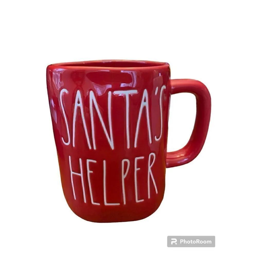 Rae Dunn Santa’s Helper Coffee Mug Christmas
